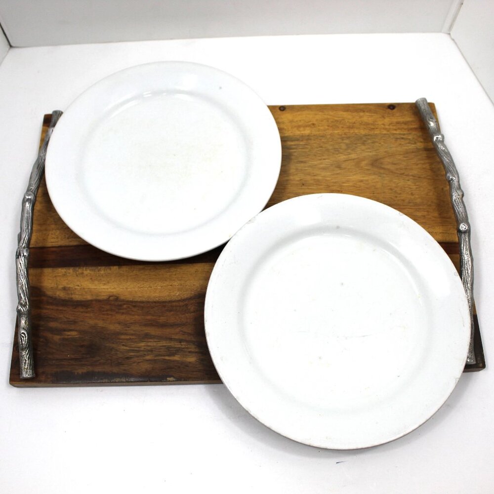 Royal Ironstone China White Plates Alfred Meakin England (2)